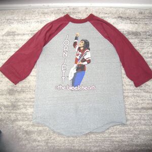 Vintage 1982 Joan Jett & the Blackhearts 3/4 Sleeve US Tour Concert Tee Size M/L